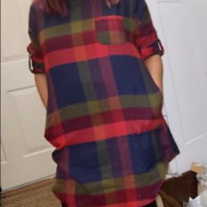 Multicolored Tunic shirt size small
